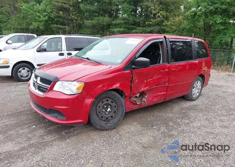 2016 Dodge Grand Caravan Se z USA, uszkodzony, nr VIN 2C4RDGBG4GR172160